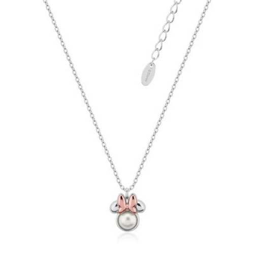 Couture Kingdom X Disney Precious Metal Minnie Mouse Pearl Necklace Silver