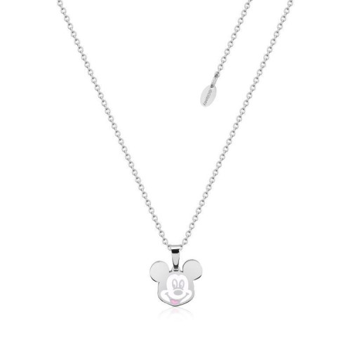 Couture Kingdom X Disney Mickey Mouse Enamel Necklace Silver